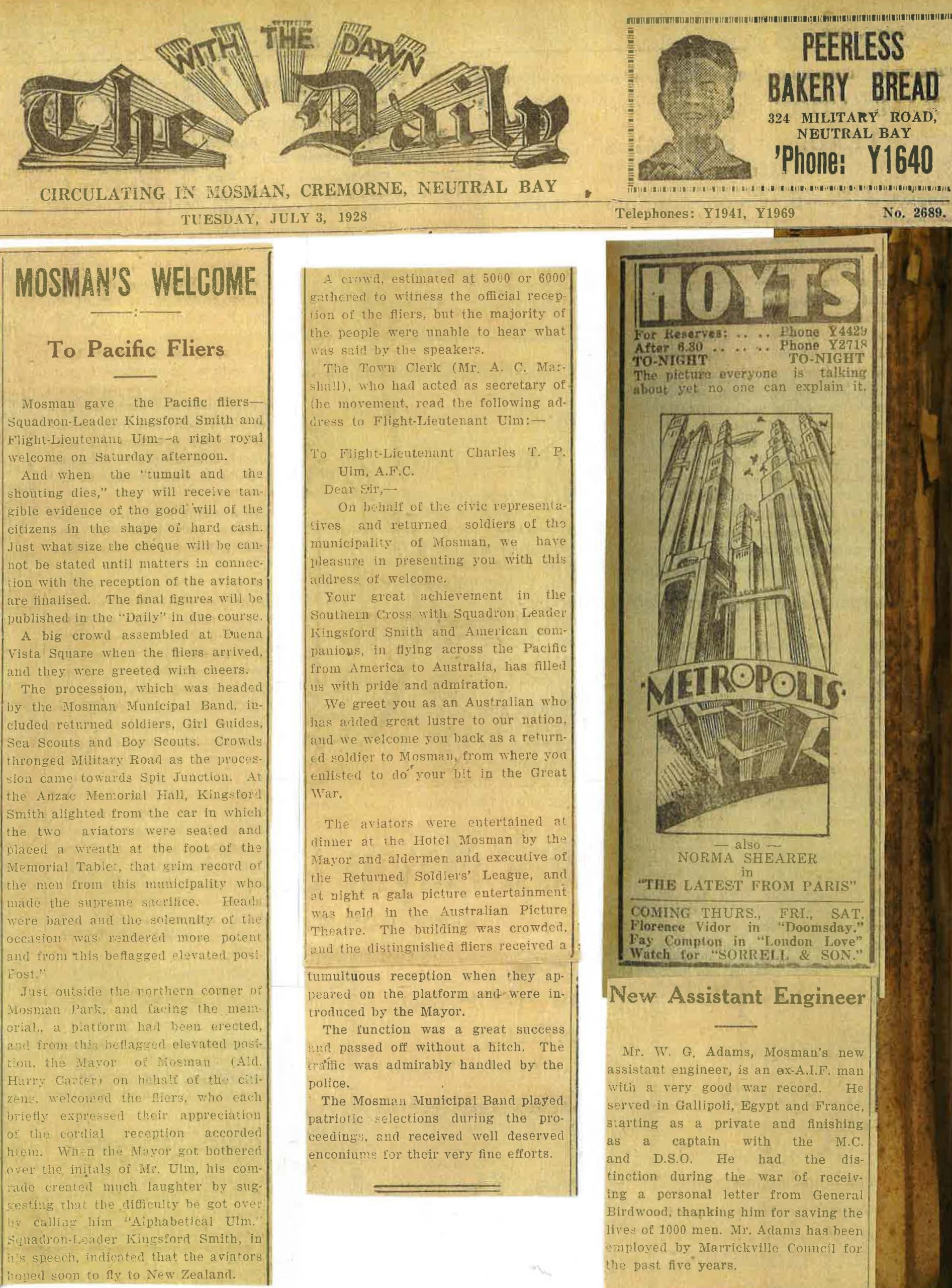 ‘Right royal welcome’ to Pacific flier …
