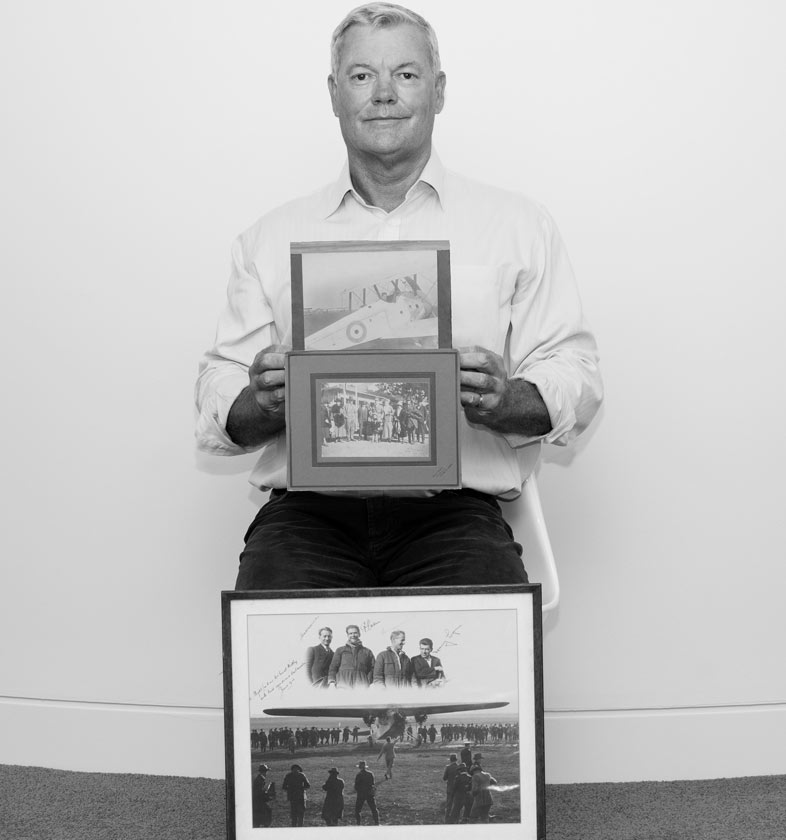 Unseen photos of Mosman’s flying ace come to lig …