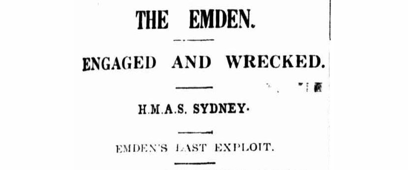 Sydney v Emden, a century later