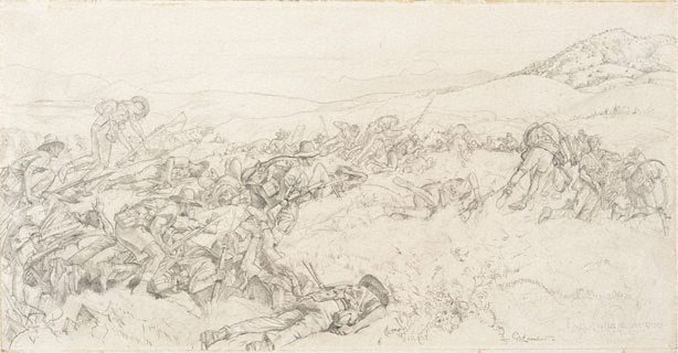 Remembering Major T.H. Redford, at The Nek