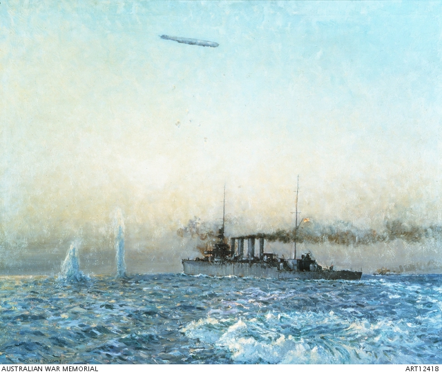 HMAS Sydney vs. Zeppelin L43.