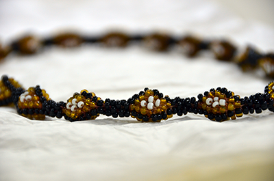 Beaded necklace made by Turkish prisoners of war at Gallipoli  