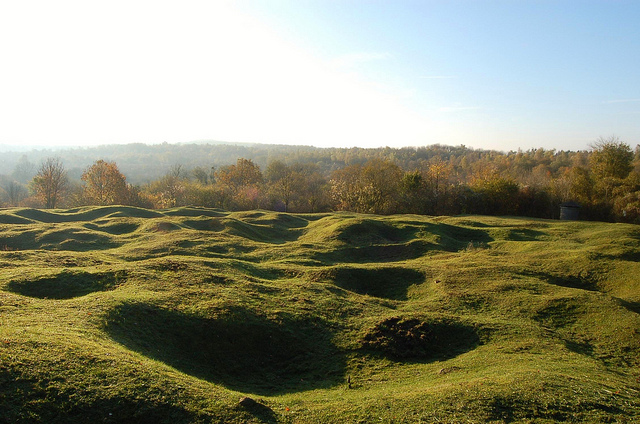 Ground by Douaumont Ossuary, near Vurdun - Photo by Taylor S-K on Flickr (CC BY-NC-SA 2.0)