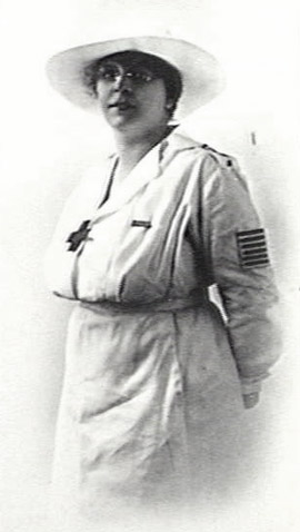 Portrait of Miss Annie Evans, Commandant Anzac Buffet, Sydney, 1916-1920. (AWM H16369)